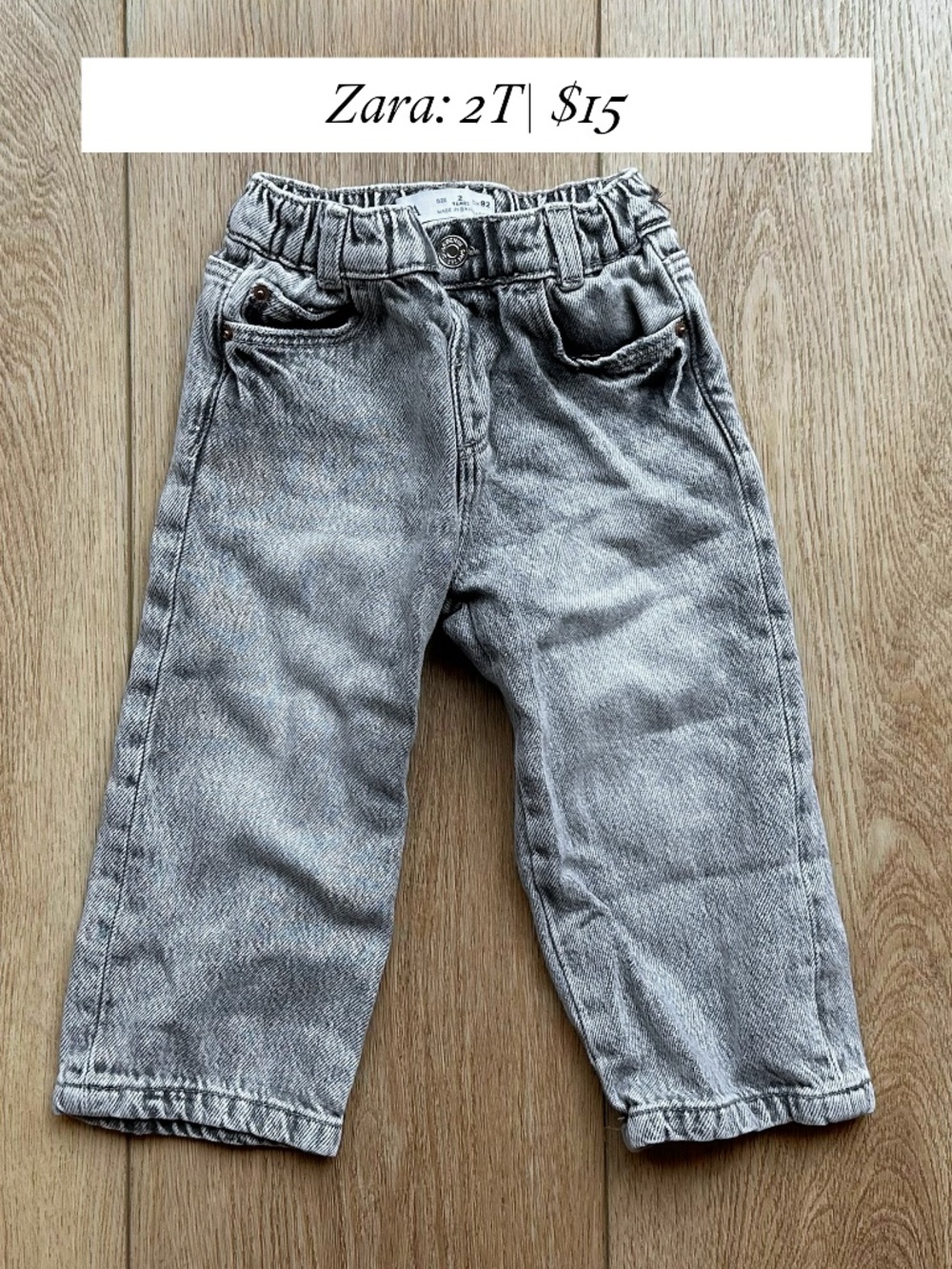 Zara Wide Leg Jeans 2T